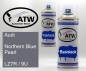 Preview: Audi, Northern Blue Pearl, LZ7R / 9U: 400ml Sprühdose + 400ml Klarlack - Set, von ATW Autoteile West.